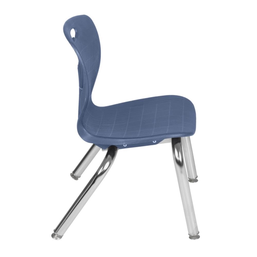 48" Round Mobile Table with 4 Navy Blue Chairs X5990