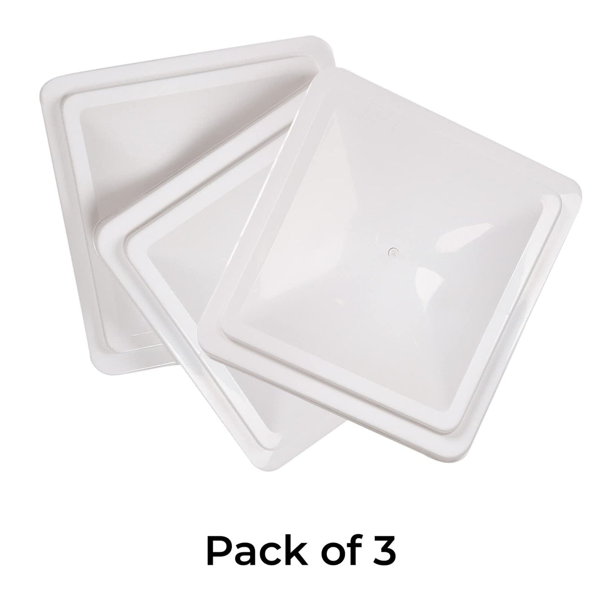 4 Pack 14" White Roof Vent Cover H673