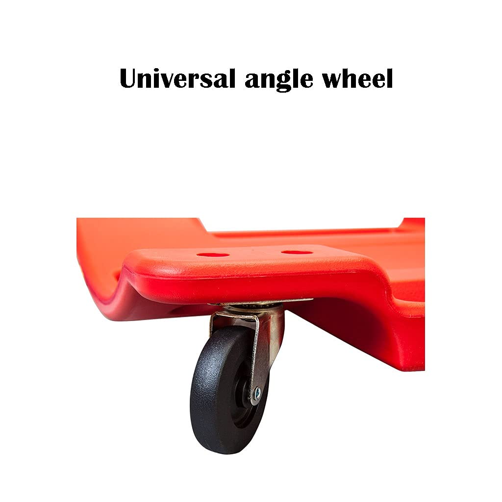 40inch Plastic Mechanic Creeper with Padded Headrest and 6 Casters D751743