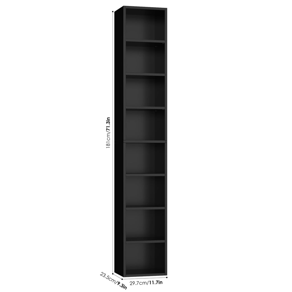 8-Tier Narrow Bookshelf D6816