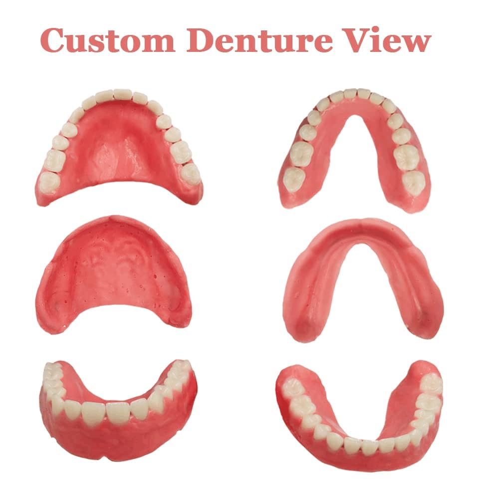 Fake Teeth Denture Top and Bottom Temporary Teeth B179