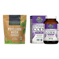 24 oz Organic Psyllium Husk Powder & 30mg Zinc D705