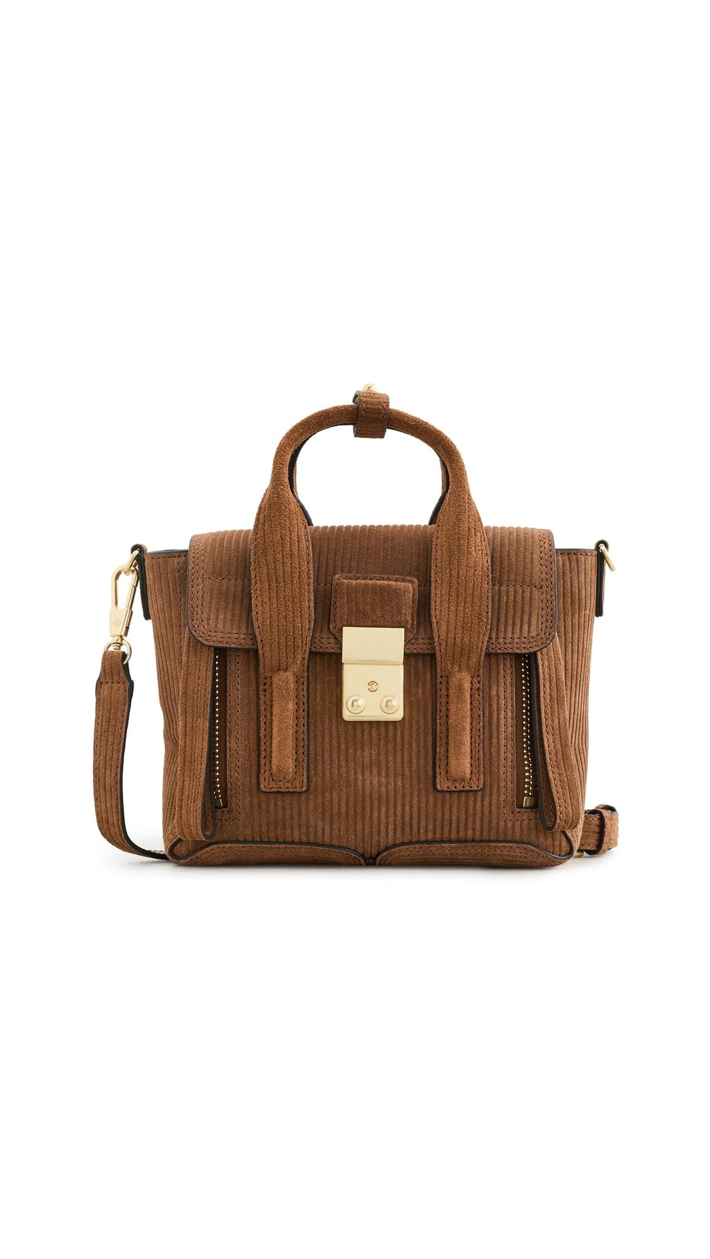 Embossed Suede Mini Crossbody Bag U3475
