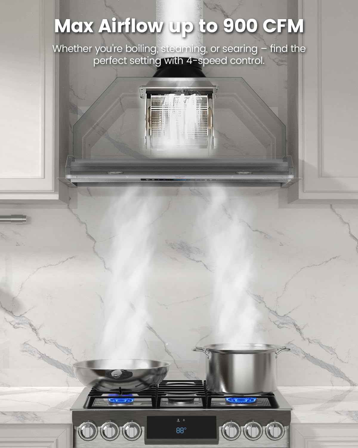 36 Inch 900 CFM Range Hood Insert S4315