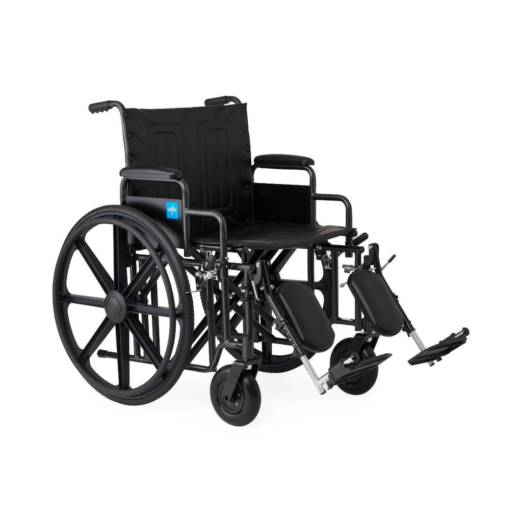 20" Bariatric Wheelchair with Elevating Leg Rests S883