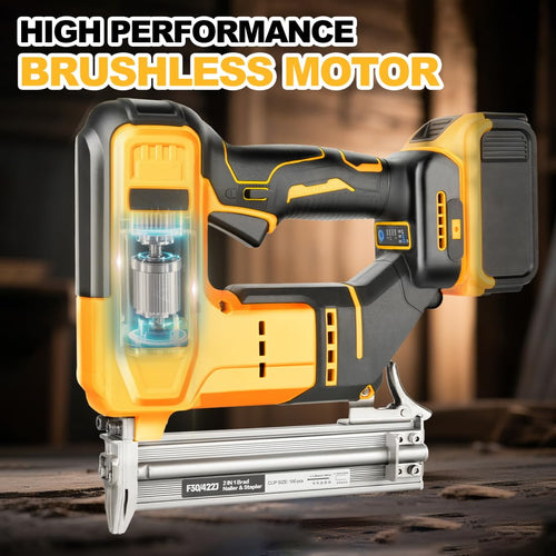 18 Gauge Cordless Brad Nailer 2 in 1 Nail/Staple Gun U4508
