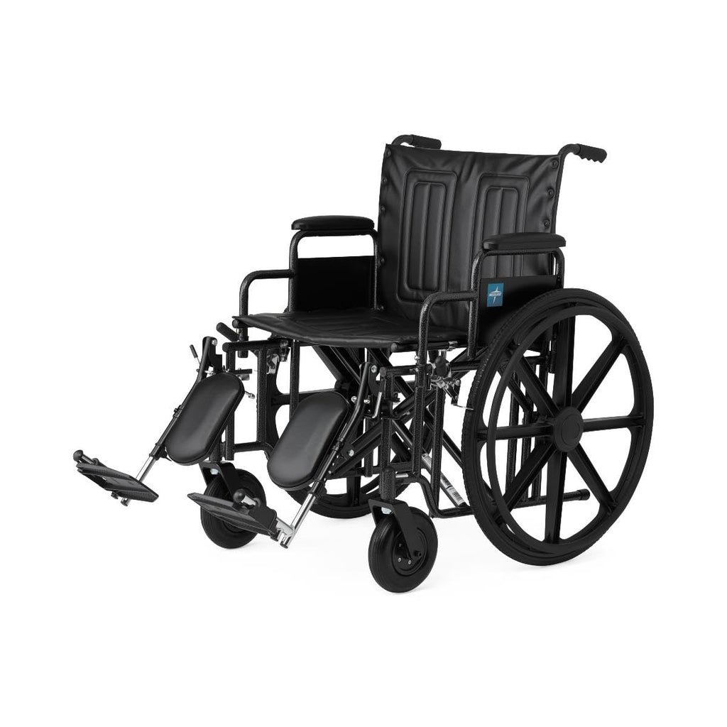 20" Bariatric Wheelchair with Elevating Leg Rests S883