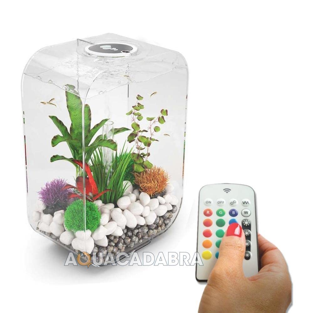 15 Acrylic 4-Gallon Aquarium with LED Lights D461161
