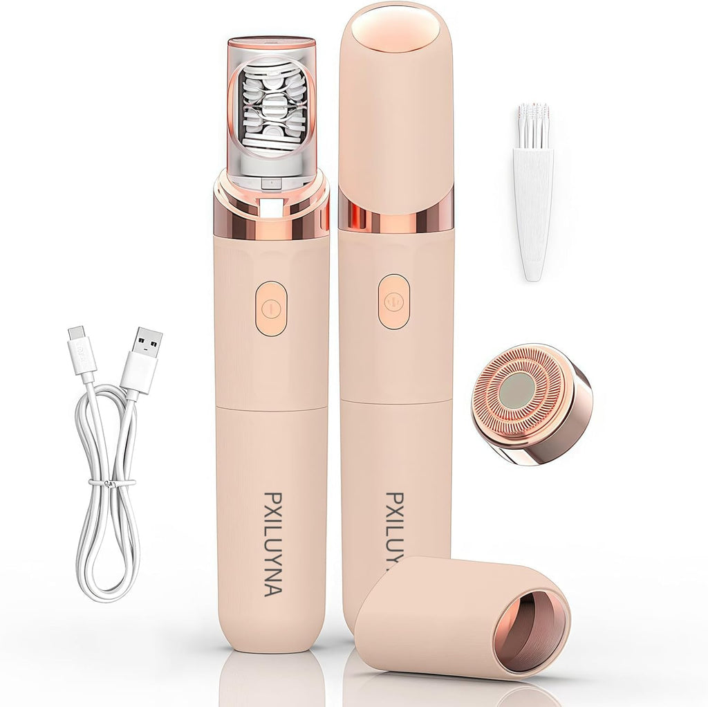 Women 2-in-1 Rechargeable Electric Shaver (Pink) C5286