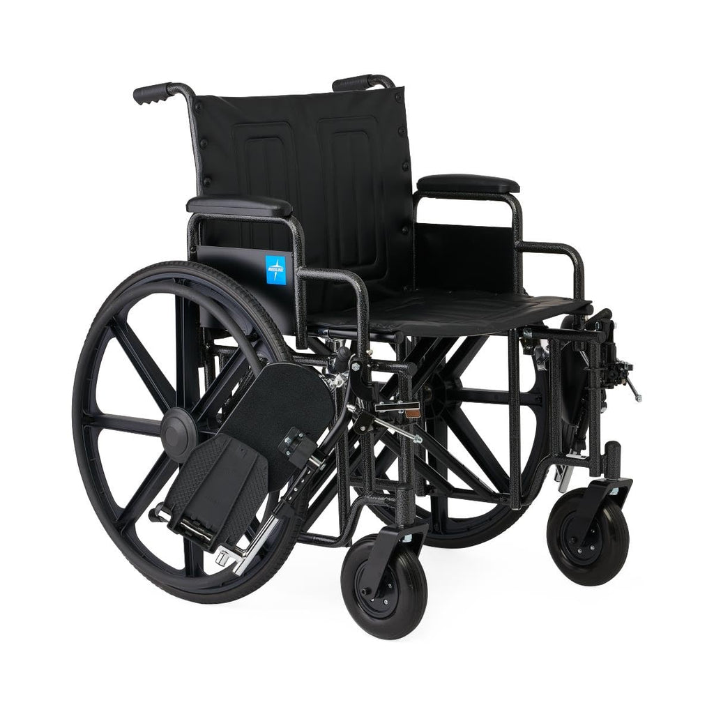 20" Bariatric Wheelchair with Elevating Leg Rests S883