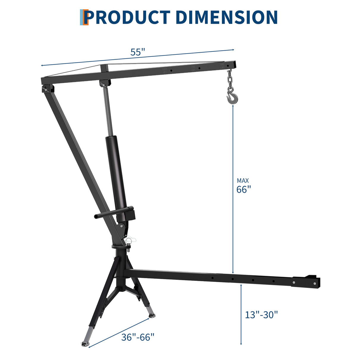 Heavy Duty Hydraulic Truck Crane with 360° Swivel and Telescoping Boom O240