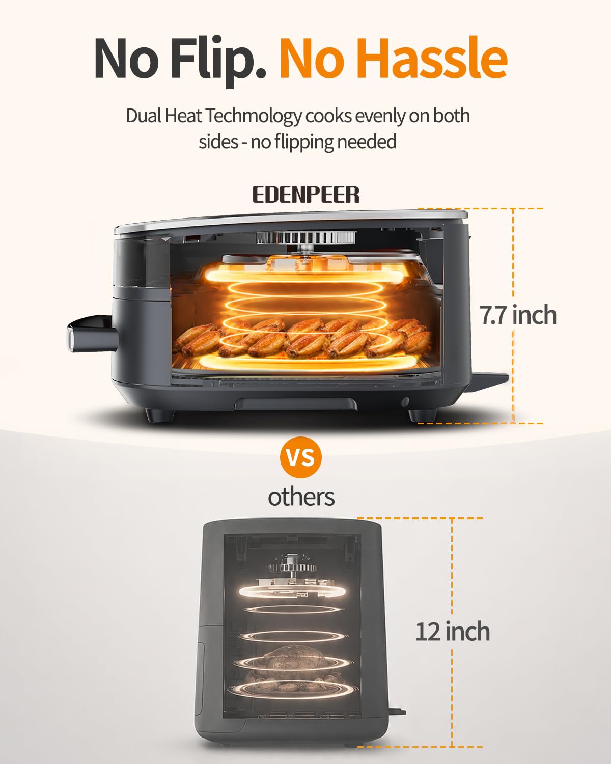 6 Quart Large Air Fryer H489