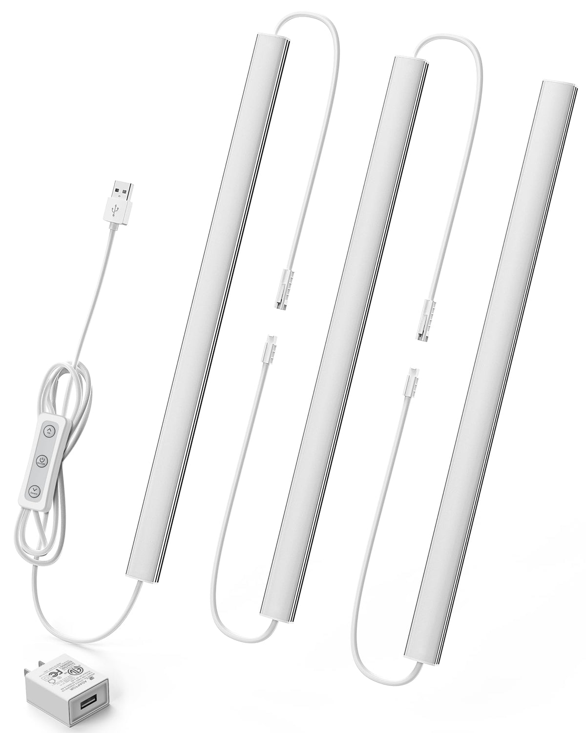Dimmable 3pcs 12 Inch Cold White 6000K Linkable Under Cabinet Light G36003