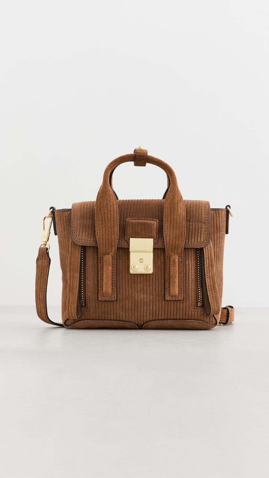 Embossed Suede Mini Crossbody Bag U3475