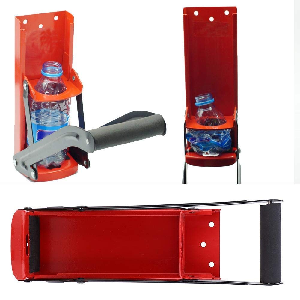 500ML Red Steel Can Crusher with Opener M88165
