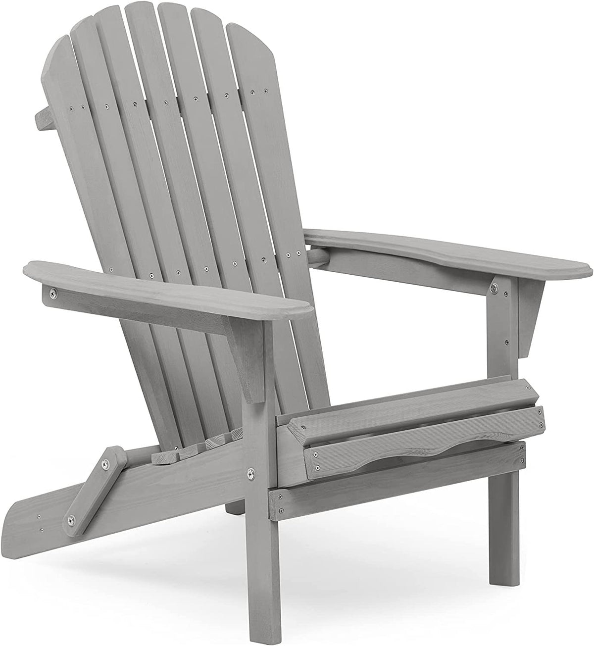 Wooden Folding Adirondack Chairs Set of 2 Solid Cedar U5000