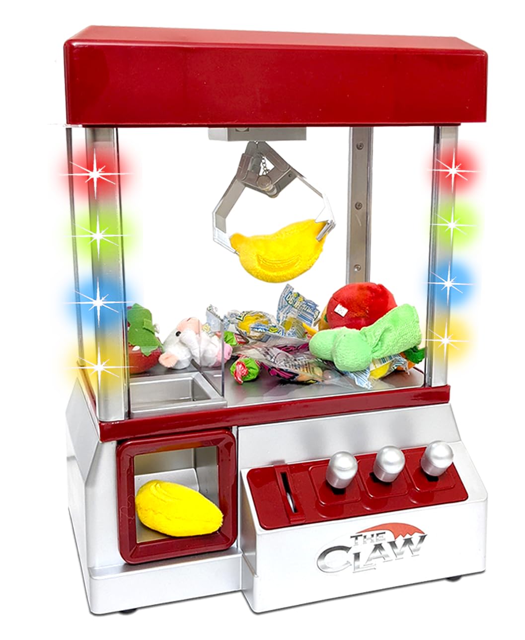 Electronic Arcade Claw Machine with LED Lights and Sound H6188