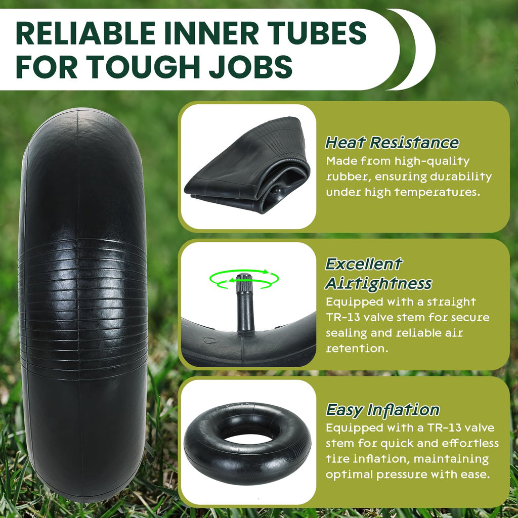 2 Pack 15 x 6.00-6" Inner Tubes with TR-13 Valve Stem A9317