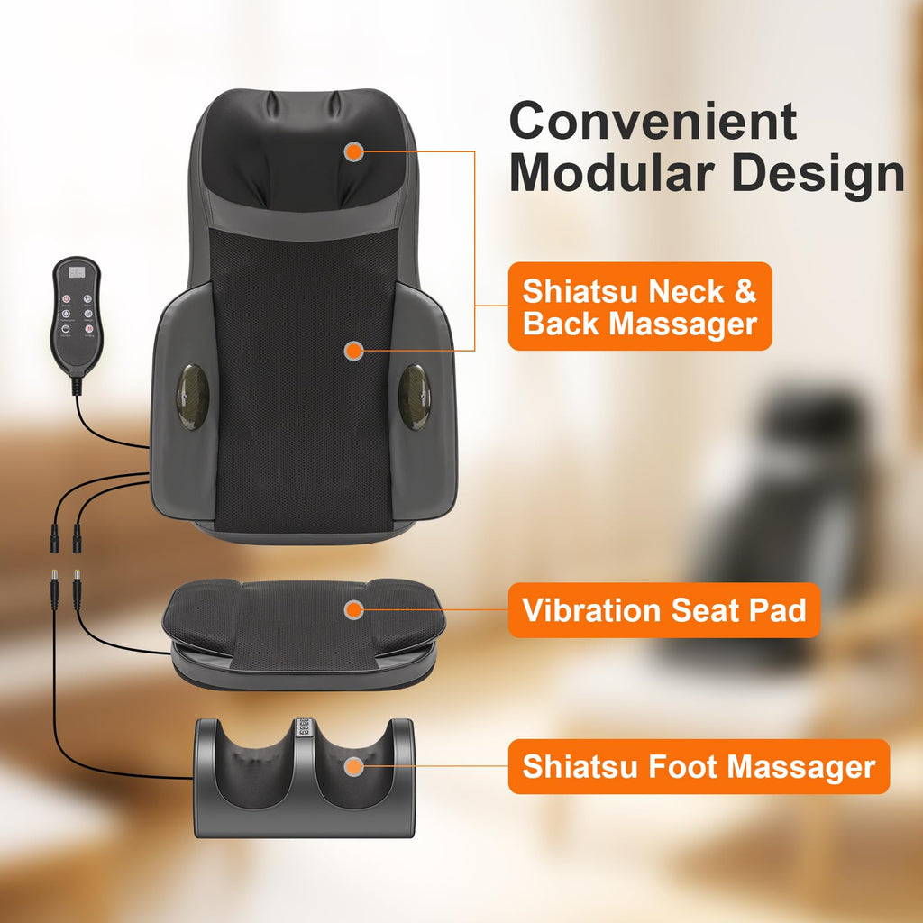 Shiatsu Neck Back Massager with Foot Massager B2605