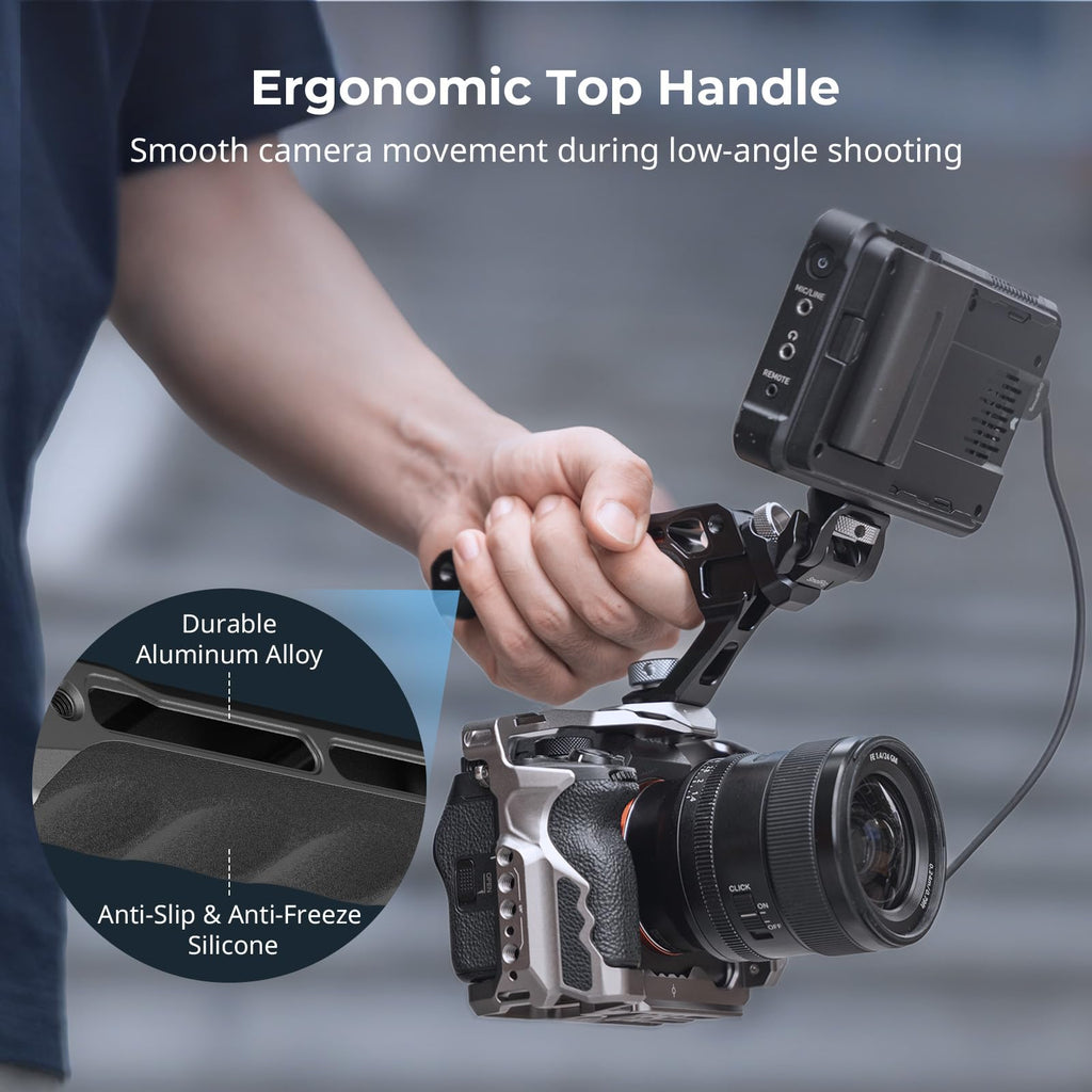 Top Handle & Monitor Mount with 3/8"-16 Locating Holes B9336