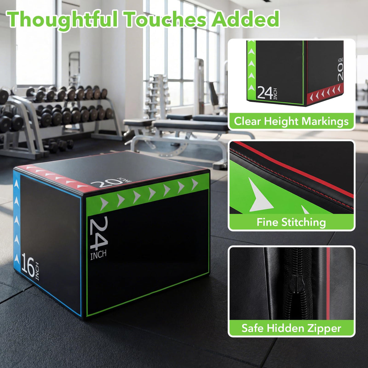 Plyometric Jump Box 3-in-1 A8166