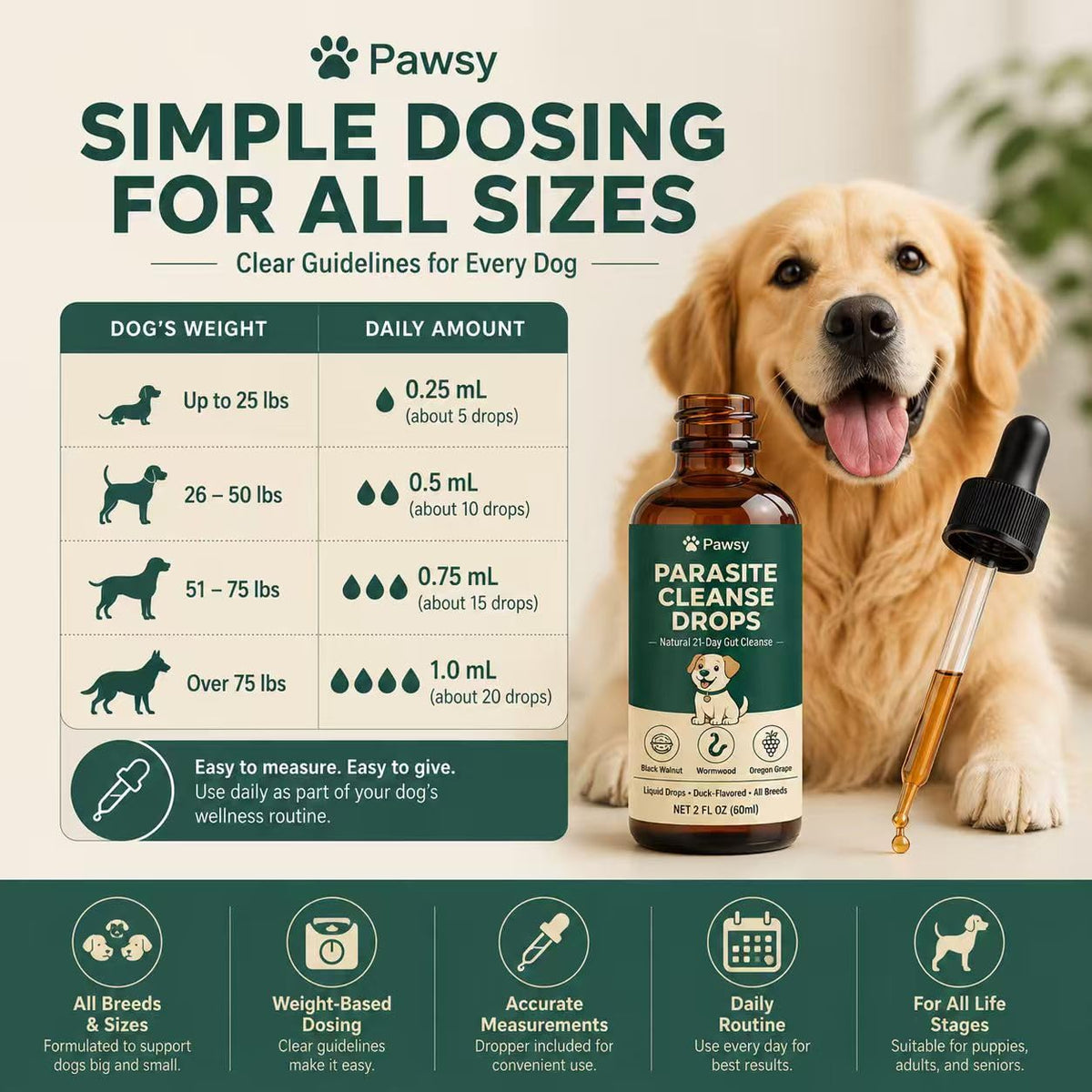 Herbal Digestive Support Liquid for Dogs 2 Fl Oz A761114