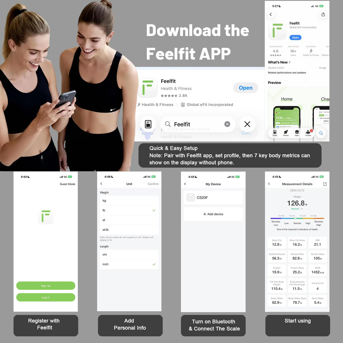 Smart Scale for Body Weight U90595