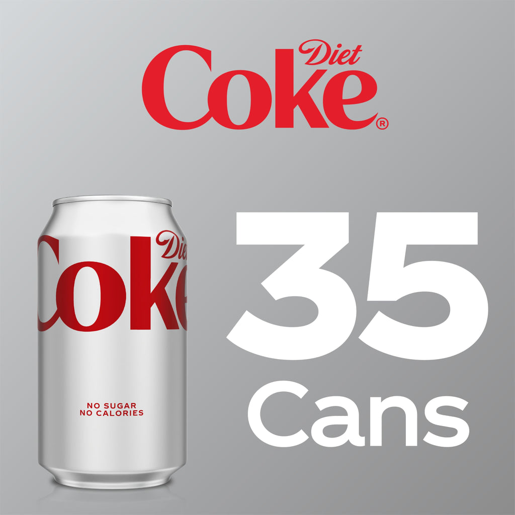 Diet Coke Soda Soft Drink, 12 fl oz, 35 Pack X9708