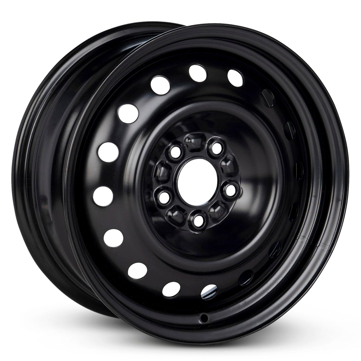 16 Inch Black Steel Rim J219