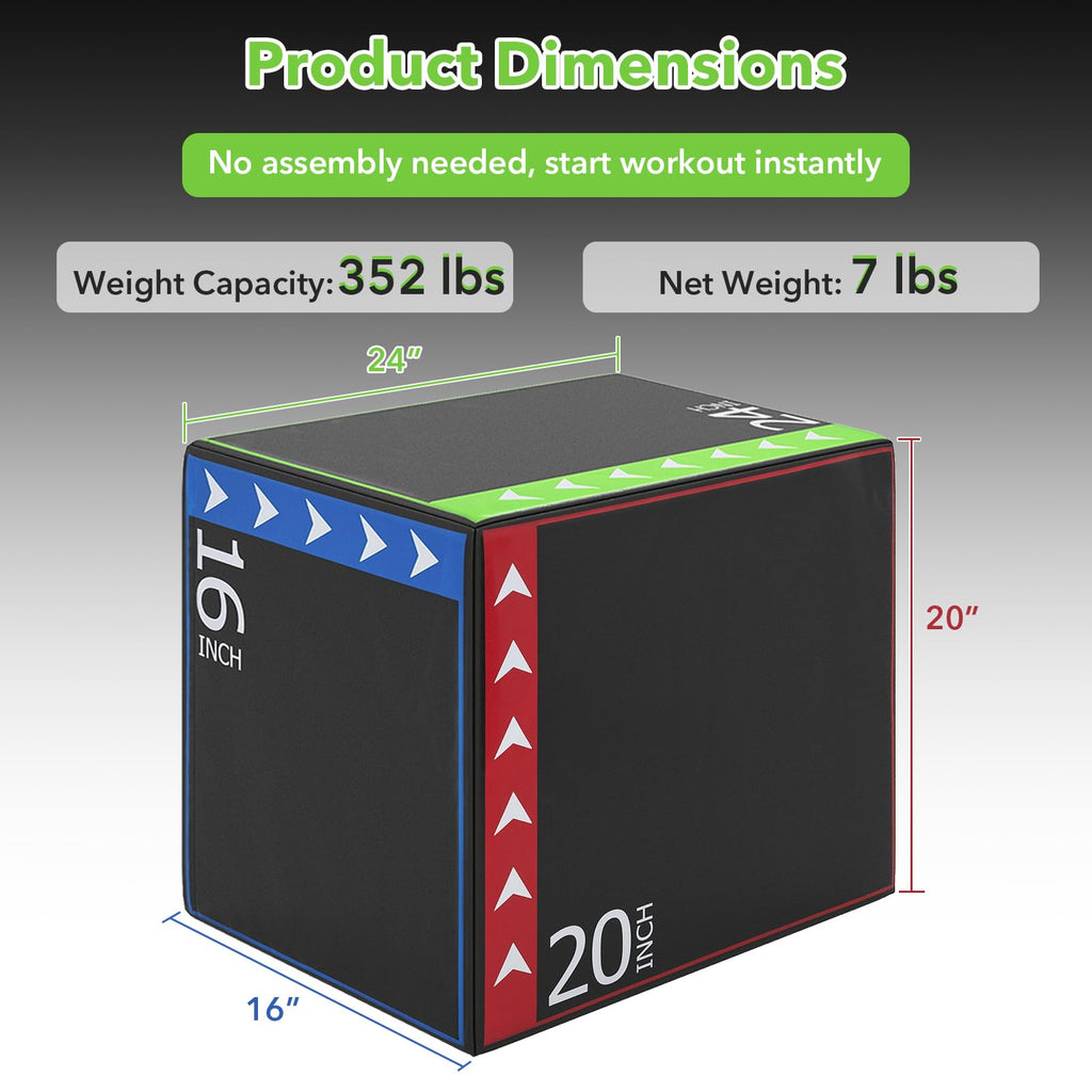 Plyometric Jump Box 3-in-1 A8166