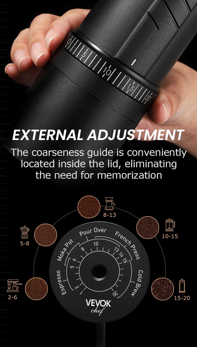 Manual Coffee Grinder with Travel Case N903671