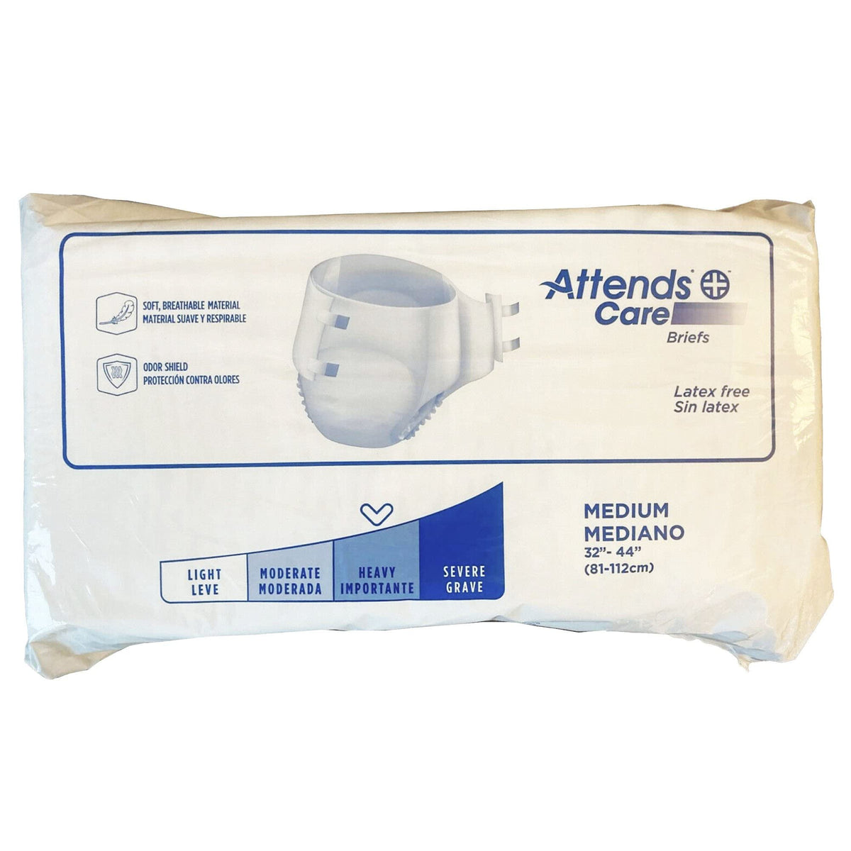 Adult Incontinence Briefs Medium Heavy Absorbency 96ct Case U814