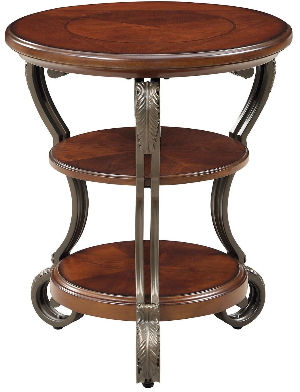 Brown Cherry End Side Nesting Tables E242