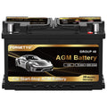 Group Size 48 AGM Car Battery, 12V 70 AH, 800 CCA I90103