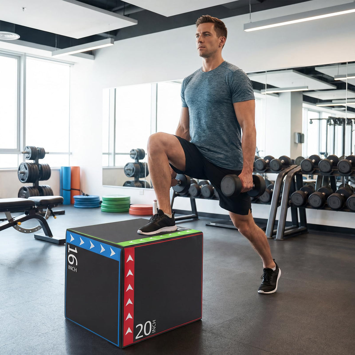 Plyometric Jump Box 3-in-1 A8166