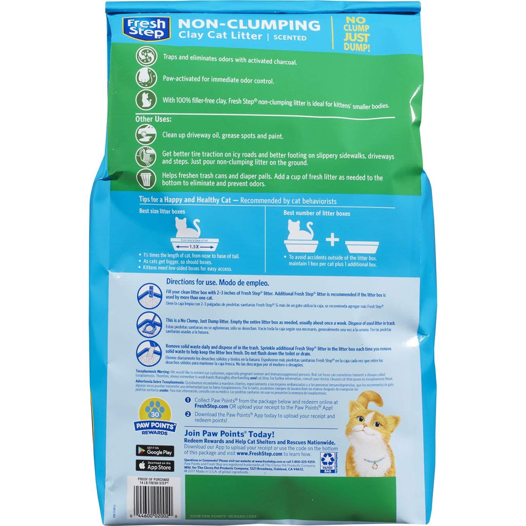 Non Clumping Cat Litter With 7-Day Odor Control, 14 lb. Bag Y969631