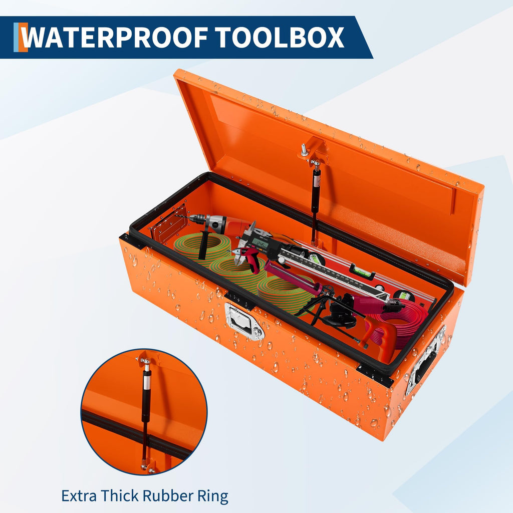 Heavy Duty Lockable Steel & Aluminum Truck Bed Tool Box T76991