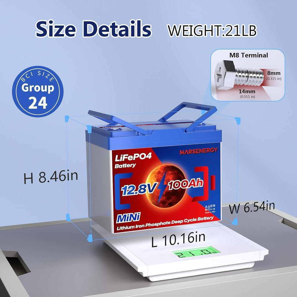 12V 100Ah LiFePO4 Lithium Battery F939489