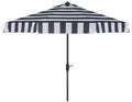 9 ft Navy White Patio Umbrella S81398
