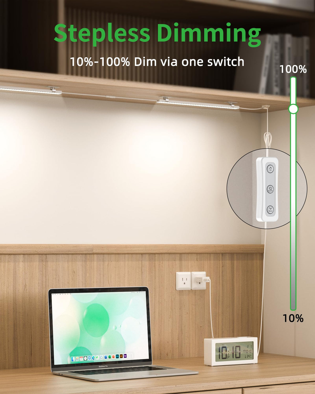 Dimmable 3pcs 12 Inch Cold White 6000K Linkable Under Cabinet Light G36003