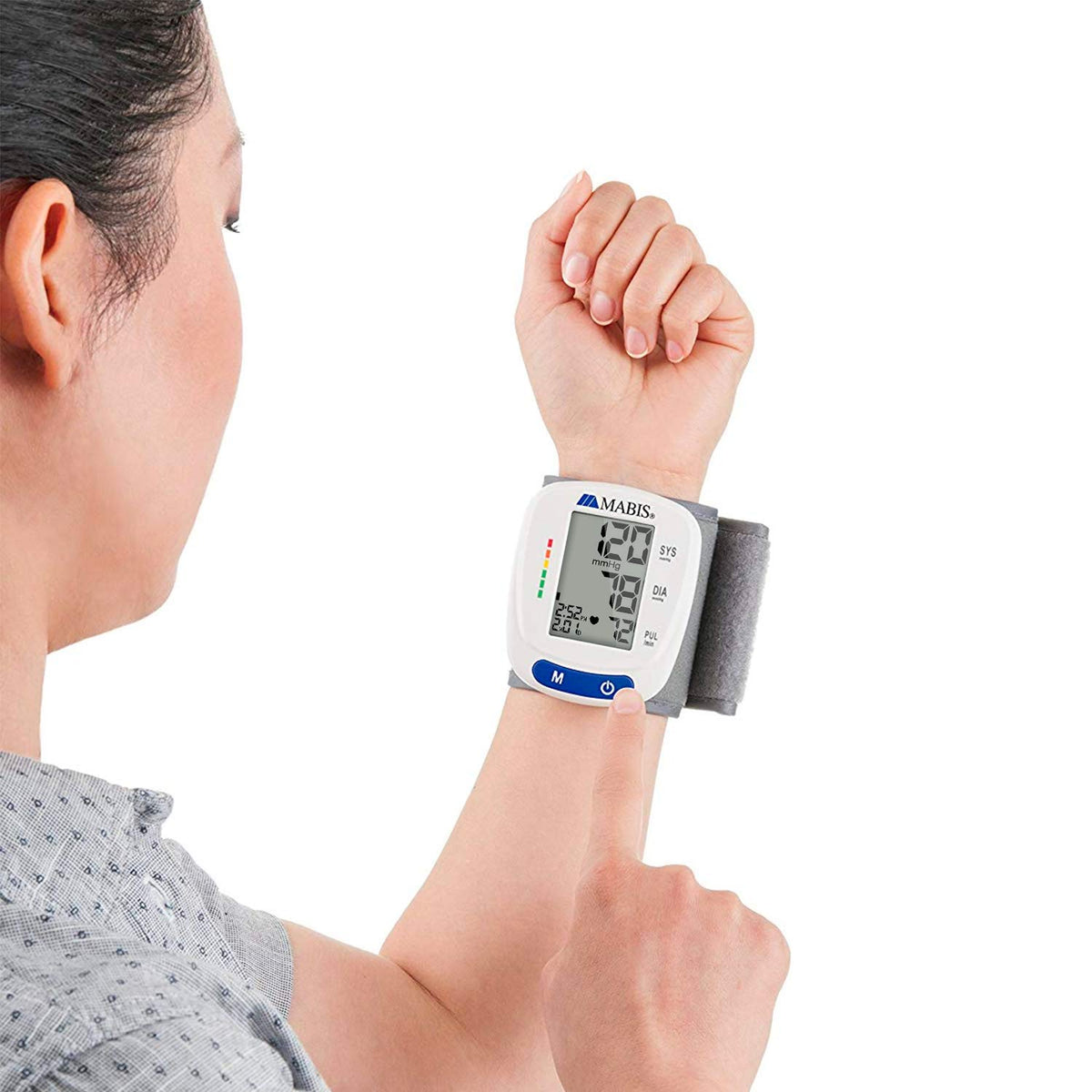 Digital Wrist Blood Pressure Monitor with Automatic Wrist Cuff V886