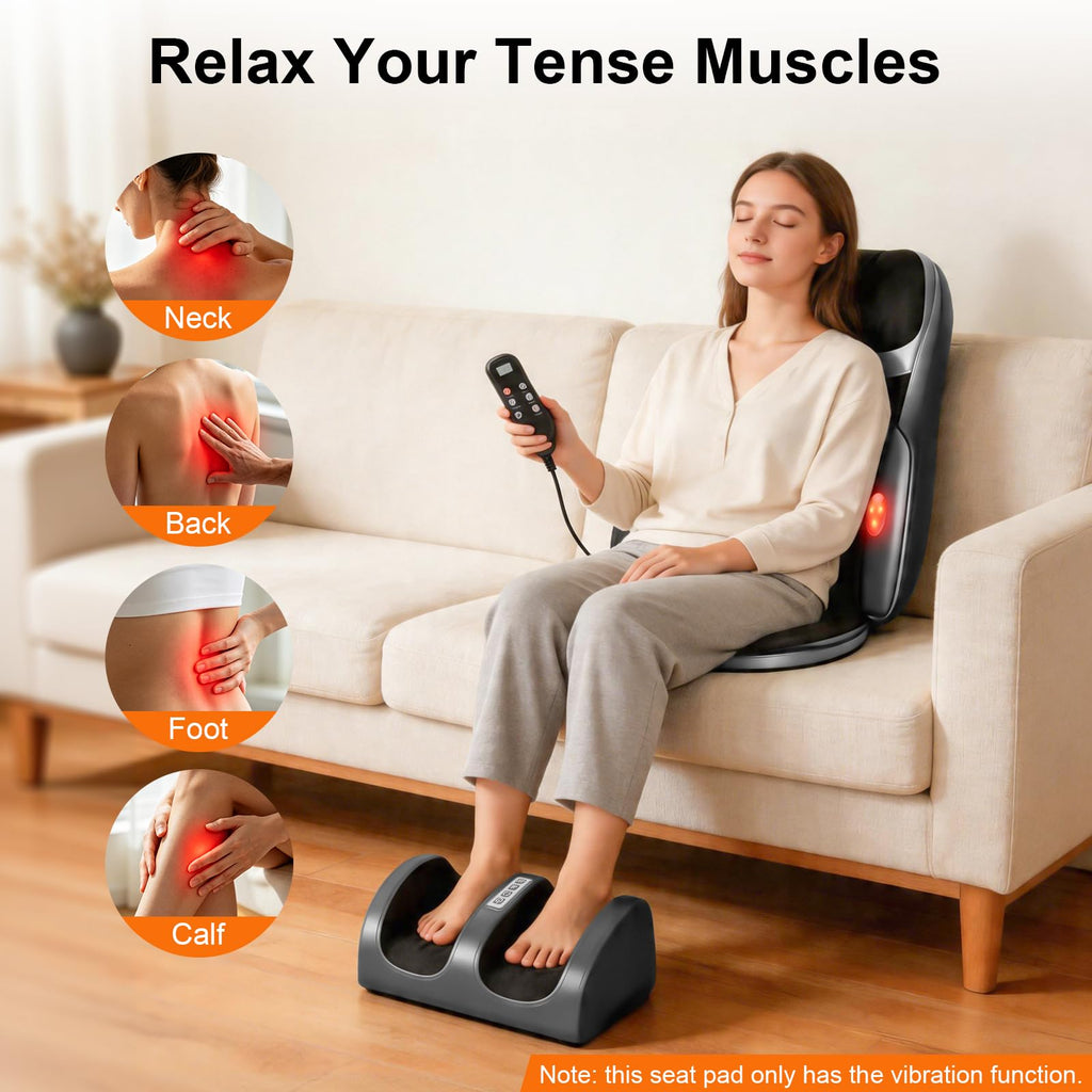 Shiatsu Neck Back Massager with Foot Massager B2605
