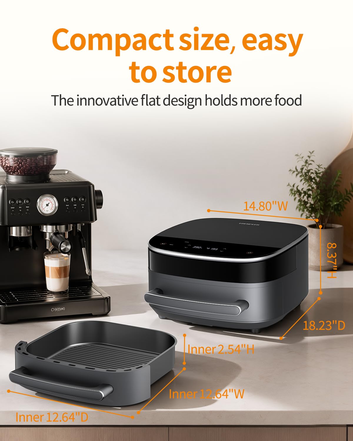 6 Quart Large Air Fryer H489