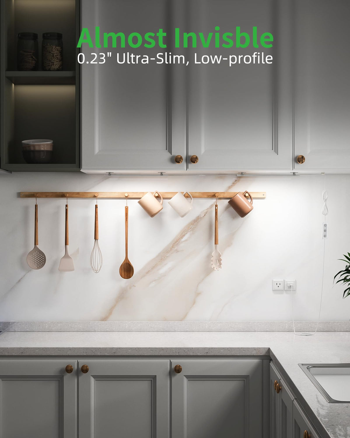 Dimmable 3pcs 12 Inch Cold White 6000K Linkable Under Cabinet Light G36003
