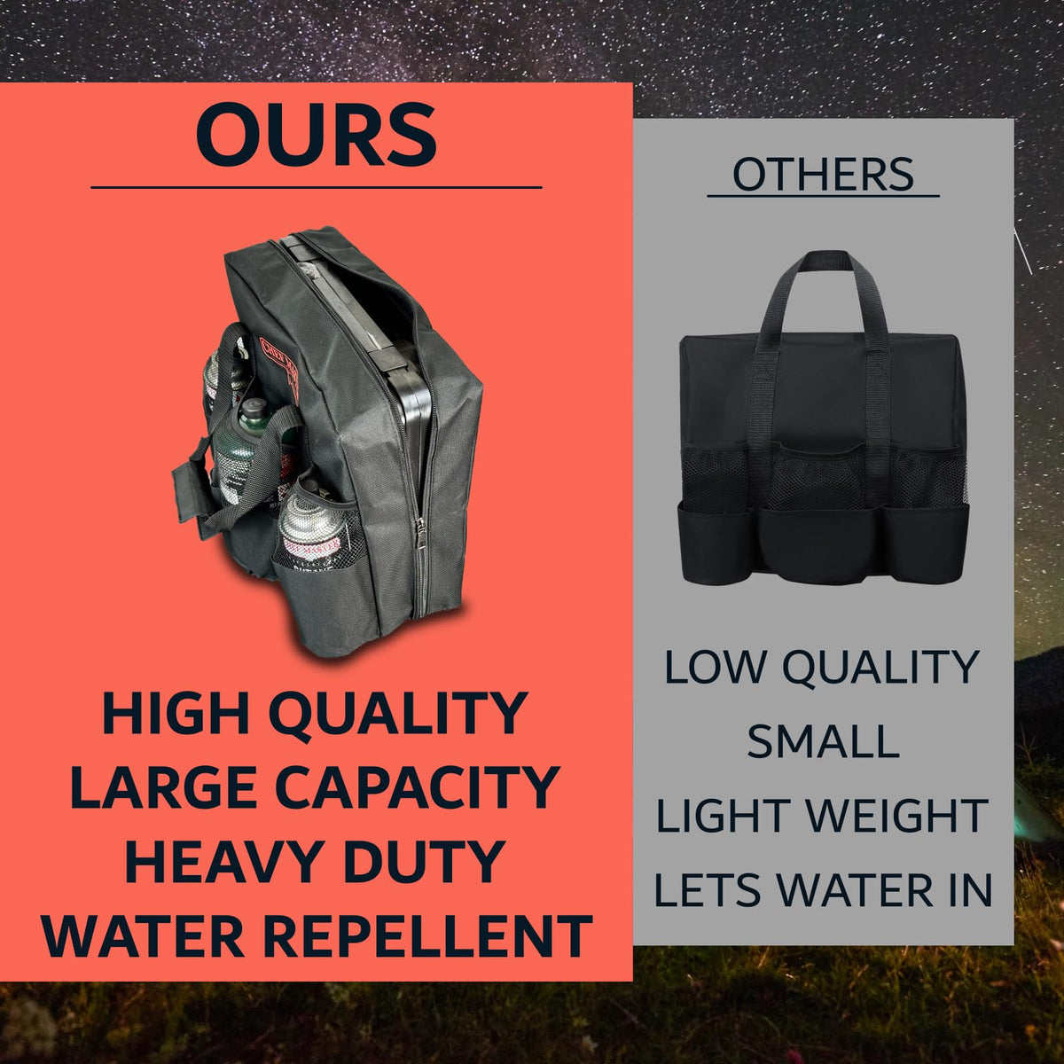 Camp Stove Carry Bag Multi-Pocket G78491