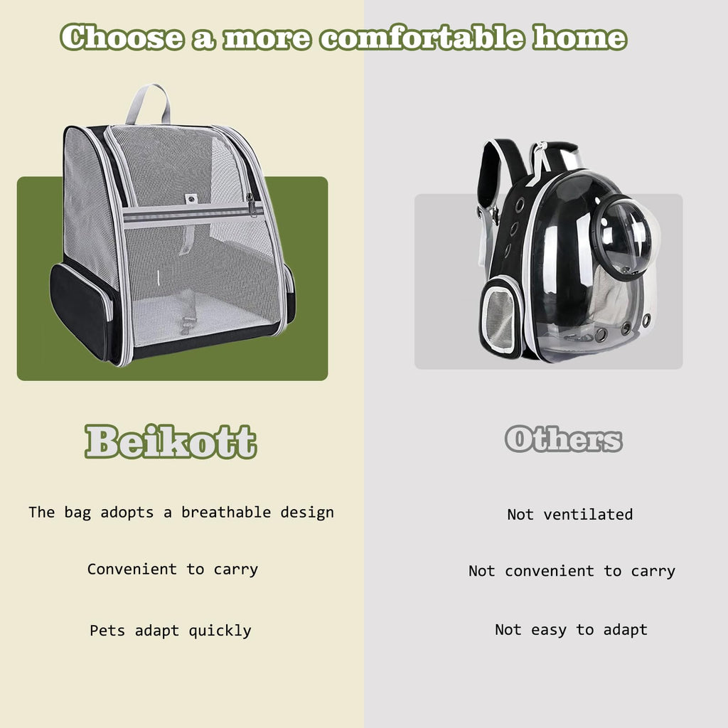 Large Breathable Pet Backpack P35082