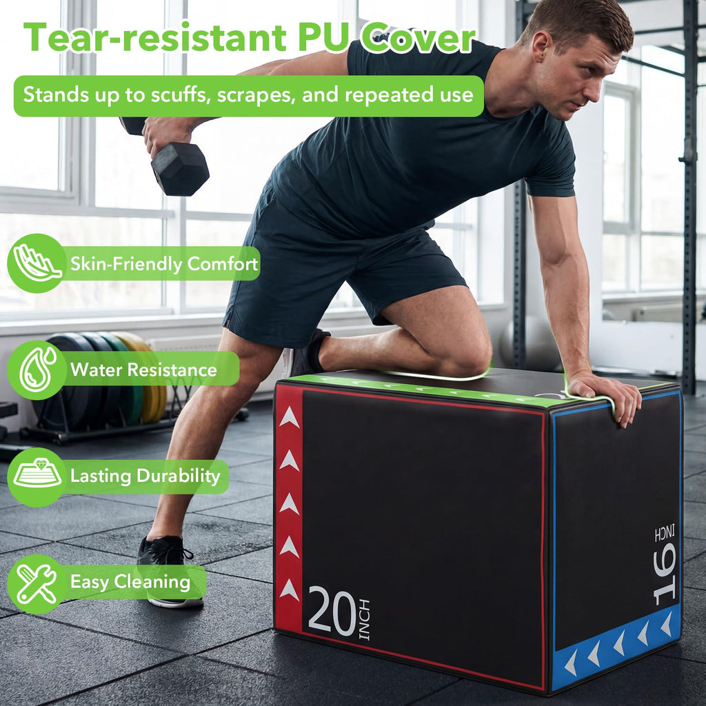 Plyometric Jump Box 3-in-1 A8166
