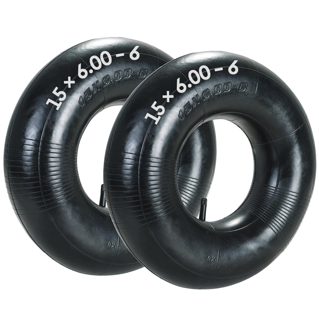 2 Pack 15 x 6.00-6" Inner Tubes with TR-13 Valve Stem A9317