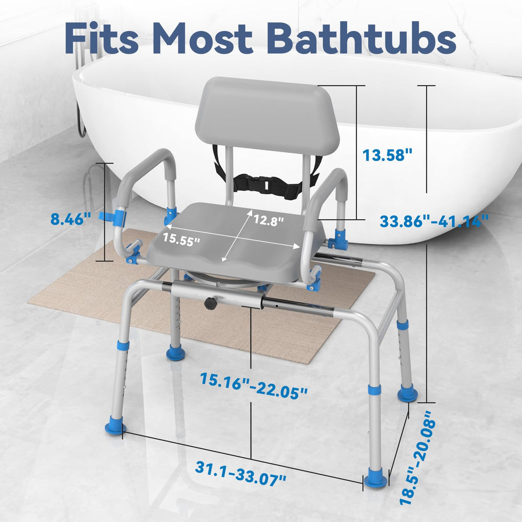 Sliding Shower Chair Tub Transfer Bench H24383