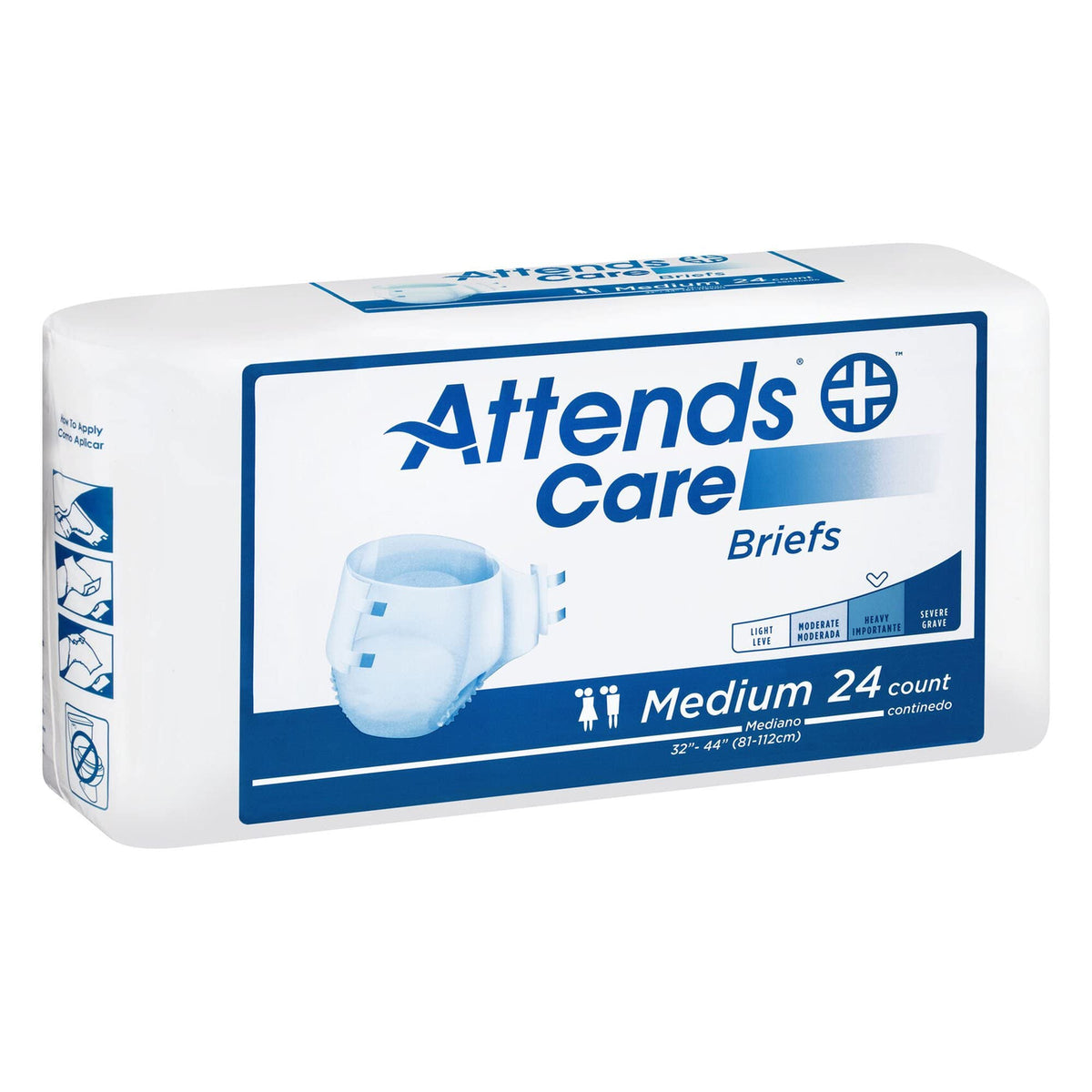 Adult Incontinence Briefs Medium Heavy Absorbency 96ct Case U814